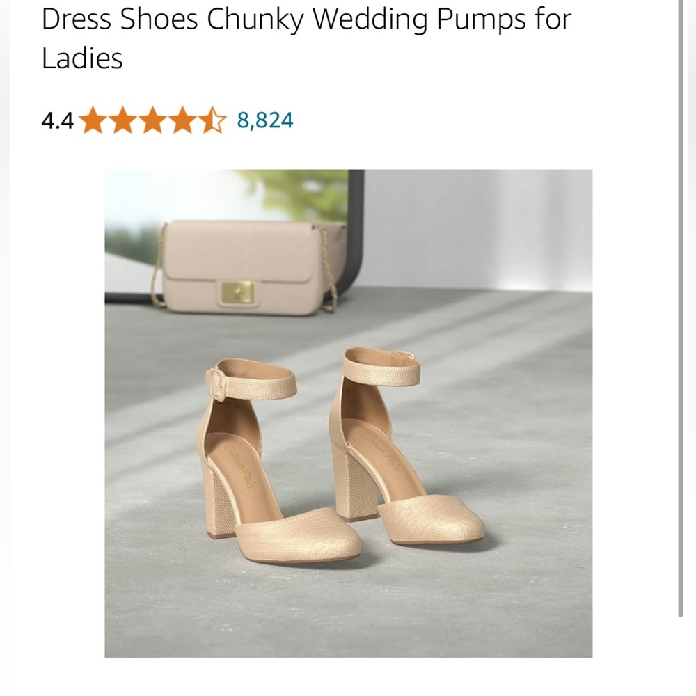 Chic Beige Ankle Strap Heels - Picture 5 of 8